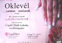 Crystal Nails technika továbbképzés